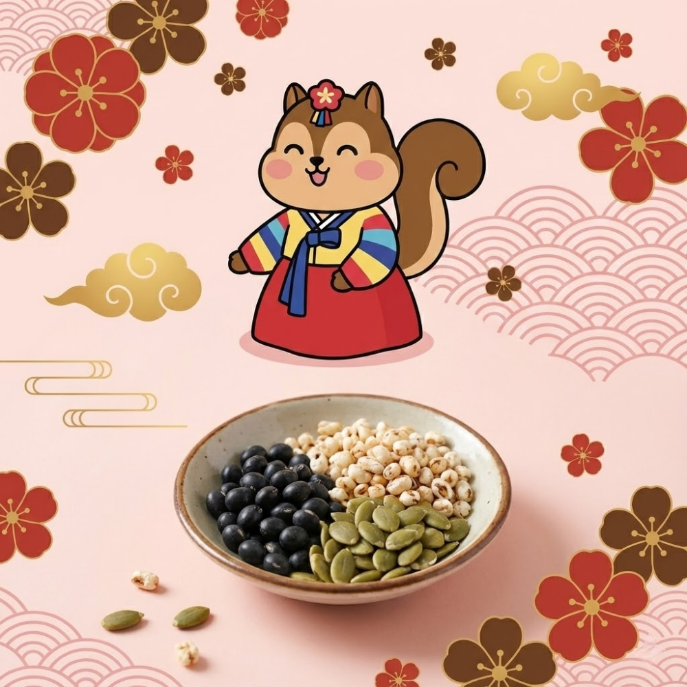 A款照-6 【GRAIN MAMA 嚴選】松鼠MAMA 黑豆・原味爆穀物・南瓜子|非油炸、無添加,給家人的安心食光