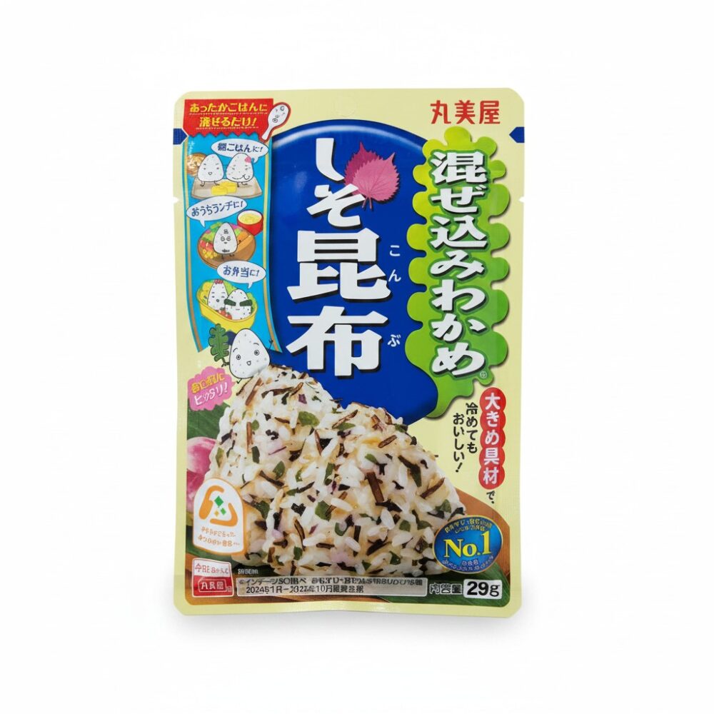 日本香鬆｜丸美屋 紫蘇昆布拌飯香鬆29g｜飯糰早餐推薦｜GRAIN MAMA