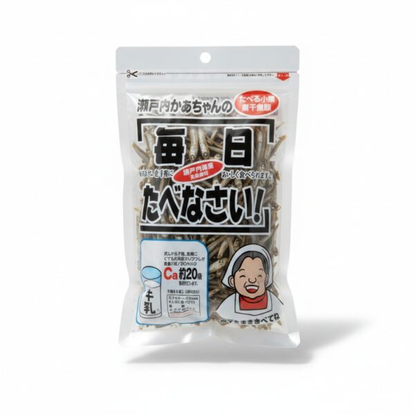 日本即食小魚乾推薦｜日本 OKABE（オカベ）瀨戶內媽媽即食小魚乾 50g｜GRAIN MAMA